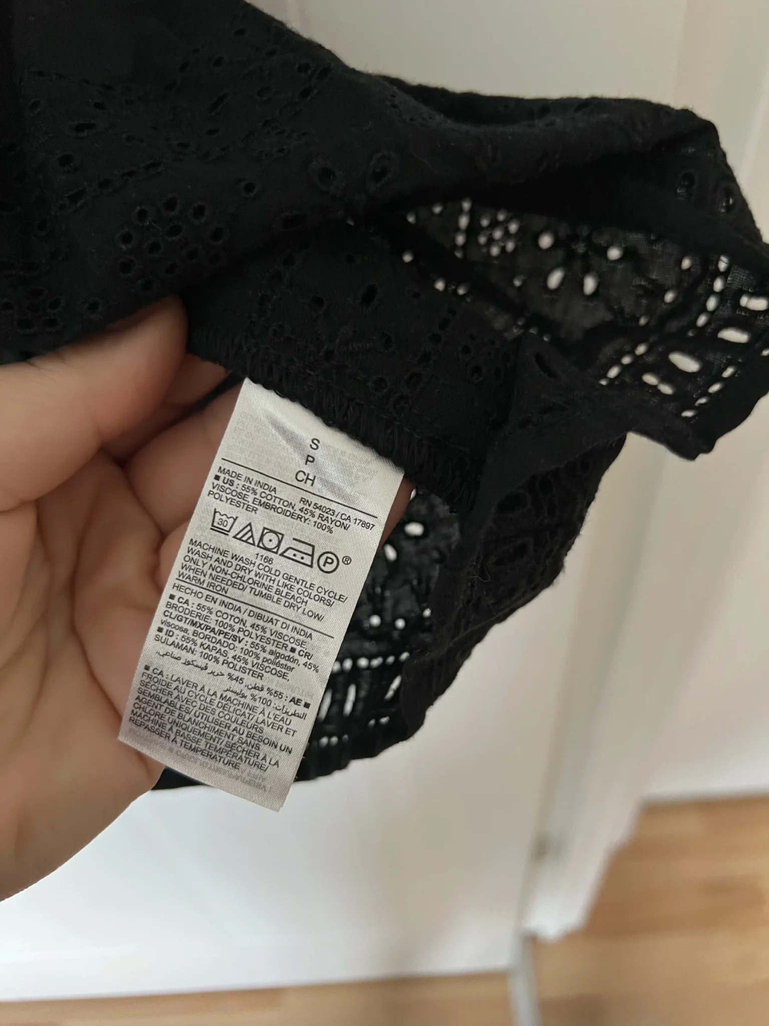 Image for Robe noir dentelle
