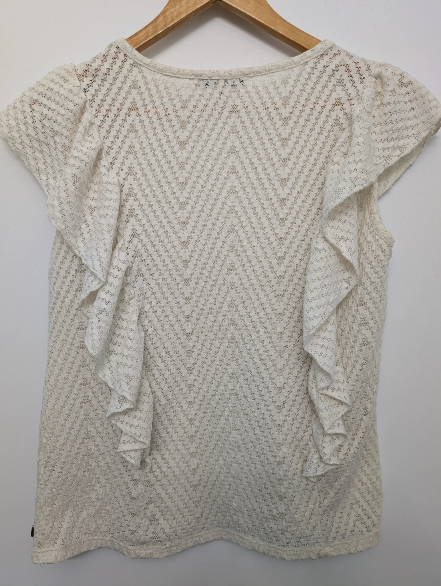 Image for Tricot Garcia crème à manches courtes 🤍