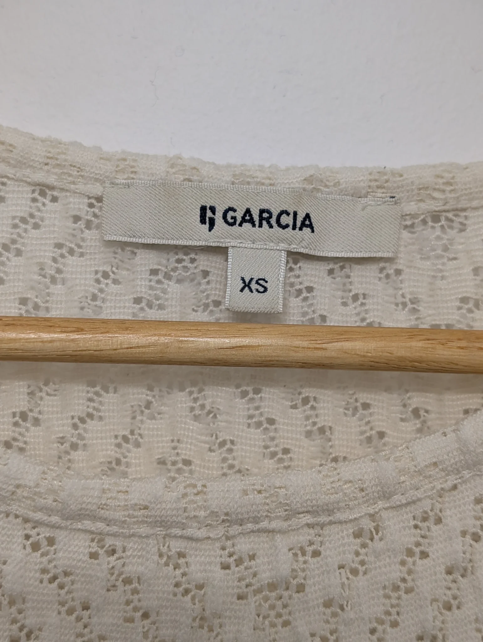 Image for Tricot Garcia crème à manches courtes 🤍