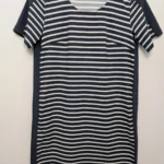 Featured thumbnail for Robe Lolë rayée marine et blanche