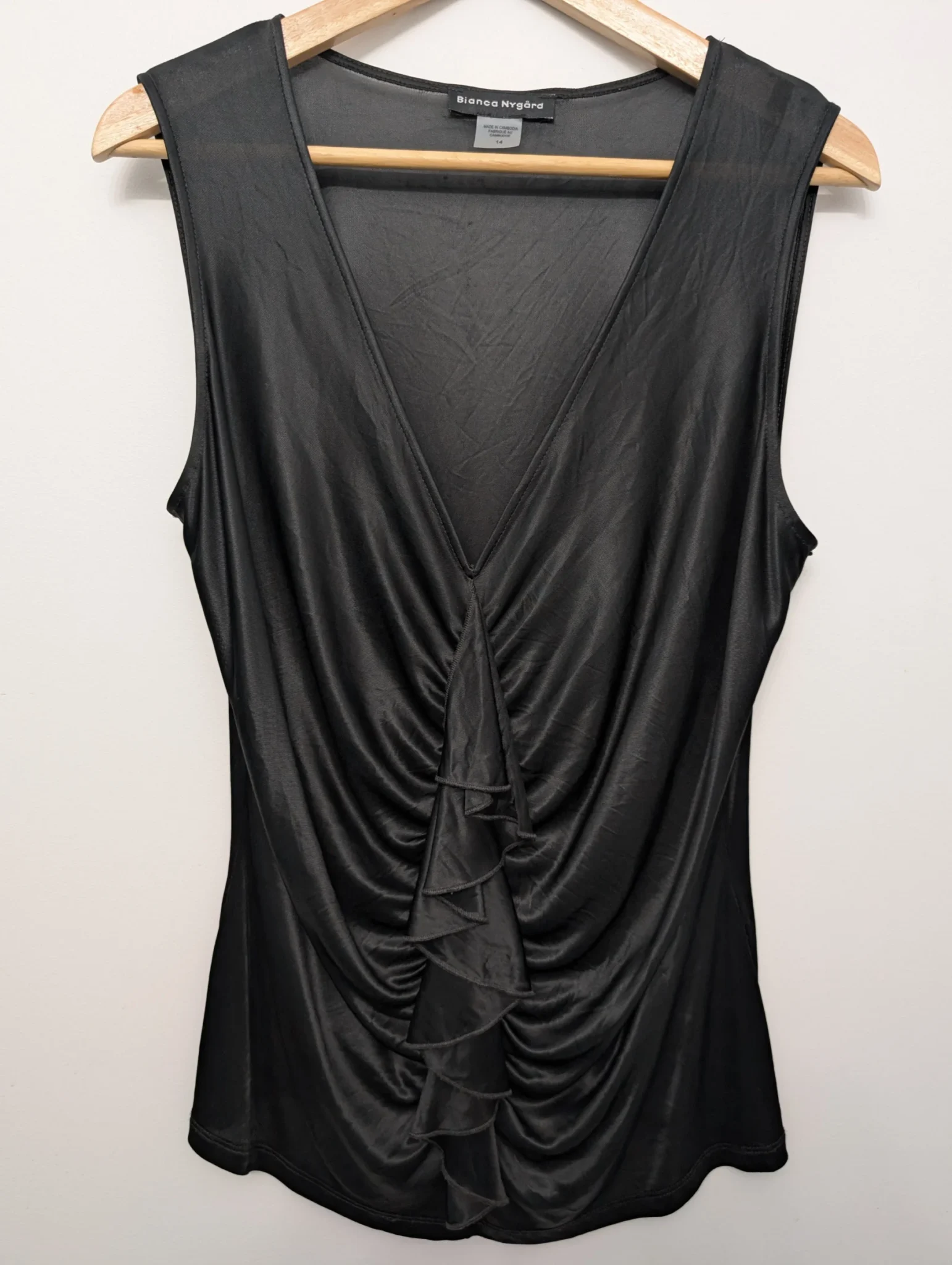 Featured image for Camisole Bianca Nygard, 100 % acétate.