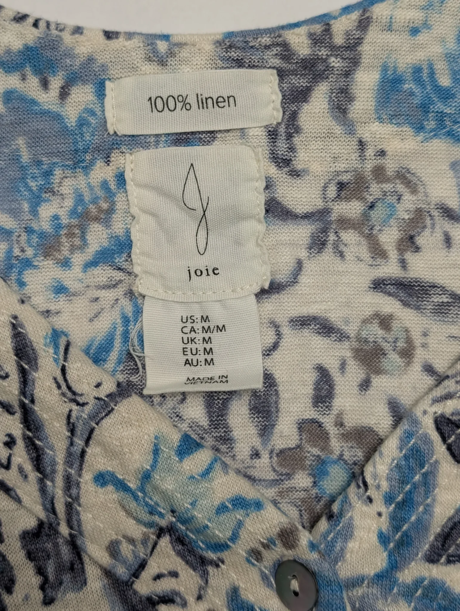 Image for Blouse fleurie Joie, 100 % lin