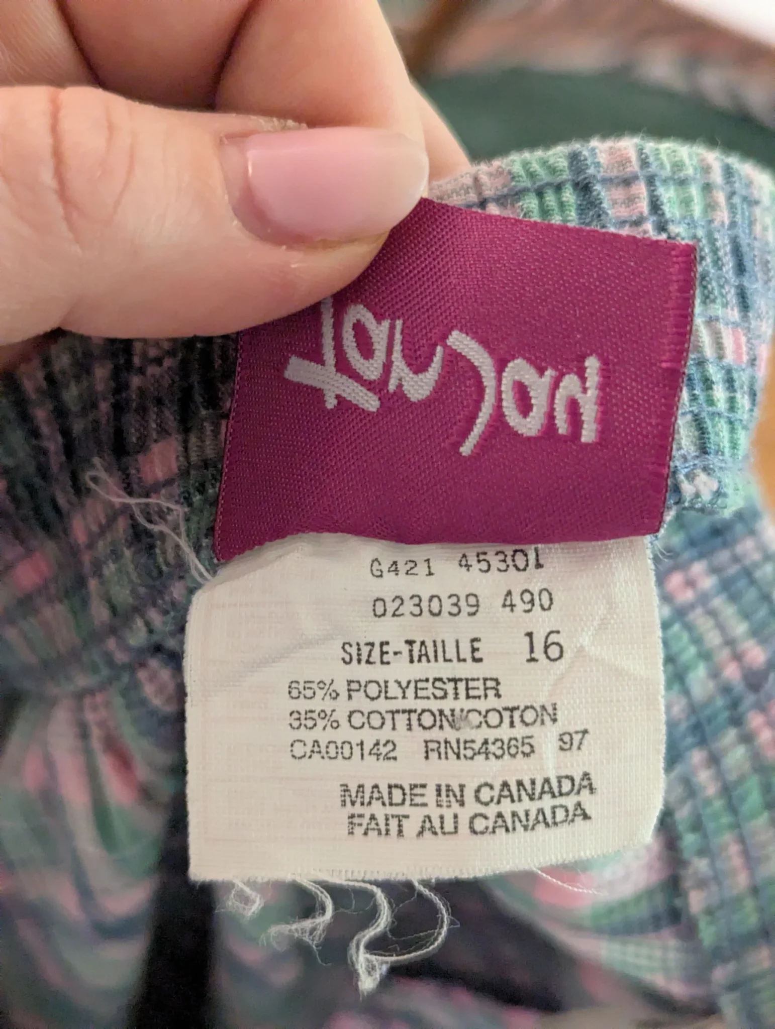 Image for Jupe vintage faite au canada