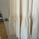 Thumbnail for Tanya Tailor white dress with ruffles size 4 model Amy