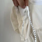 Thumbnail for Tanya Tailor white dress with ruffles size 4 model Amy