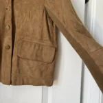 Thumbnail for Twin-set jacket in brown suede, size S