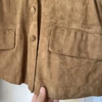 Thumbnail for Twin-set jacket in brown suede, size S