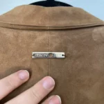 Thumbnail for Twin-set jacket in brown suede, size S