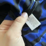 Thumbnail for Proenza Schouler asymmetrical blue and black patterned top size 2
