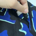 Thumbnail for Proenza Schouler asymmetrical blue and black patterned top size 2