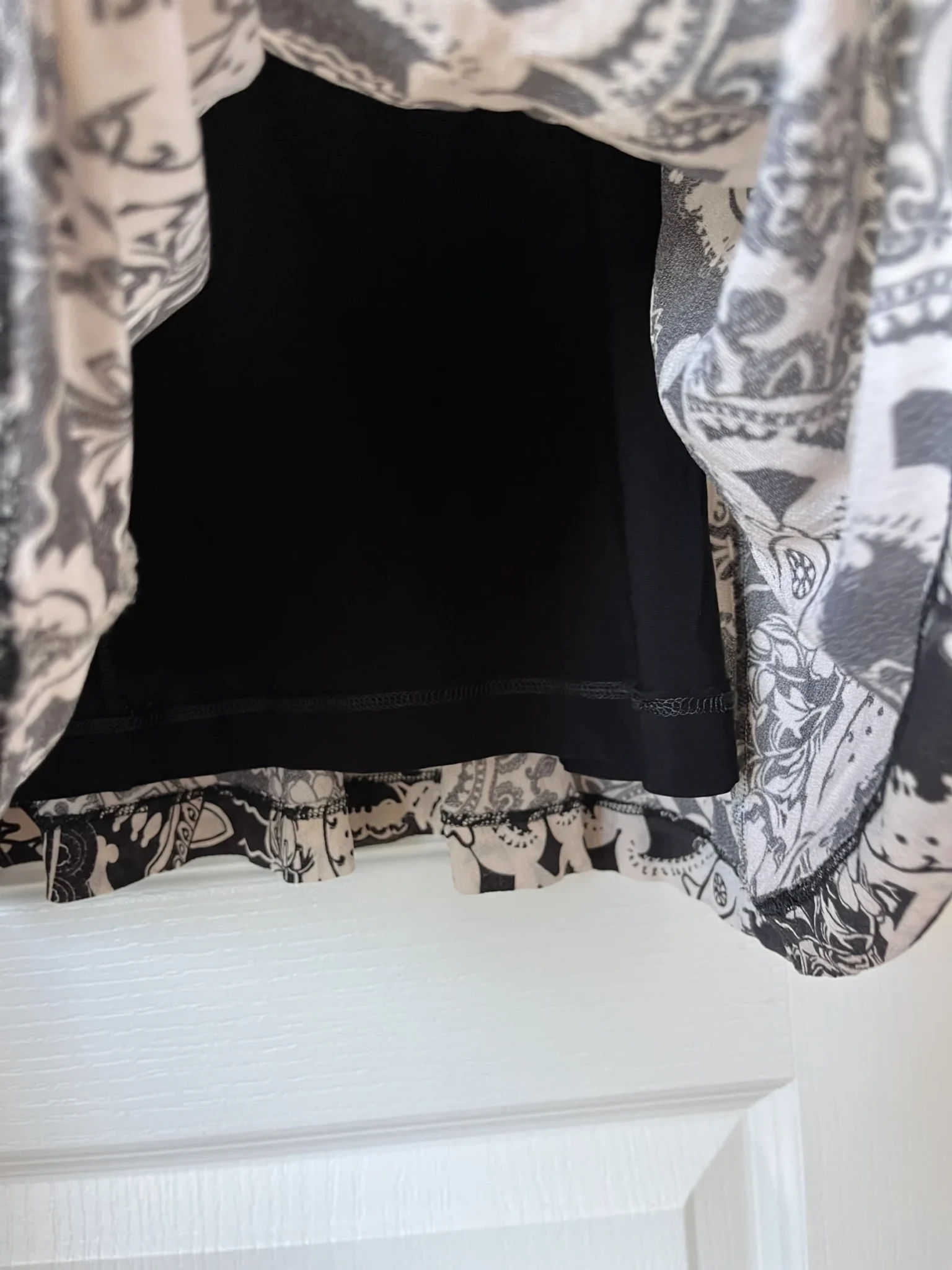 Image for Robe Etro blanche et noir à motifs taille 44IT soit un L