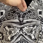 Thumbnail for Robe Etro blanche et noir à motifs taille 44IT soit un L