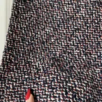 Thumbnail for Maje tweed skirt size 38 blue white and red