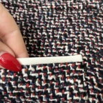 Thumbnail for Maje tweed skirt size 38 blue white and red