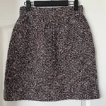 Thumbnail for Maje tweed skirt size 38 blue white and red
