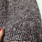 Thumbnail for Maje tweed skirt size 38 blue white and red