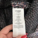 Thumbnail for Maje tweed skirt size 38 blue white and red