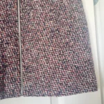 Thumbnail for Maje tweed skirt size 38 blue white and red