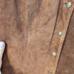 Thumbnail for Veste vintage en suède Sz L