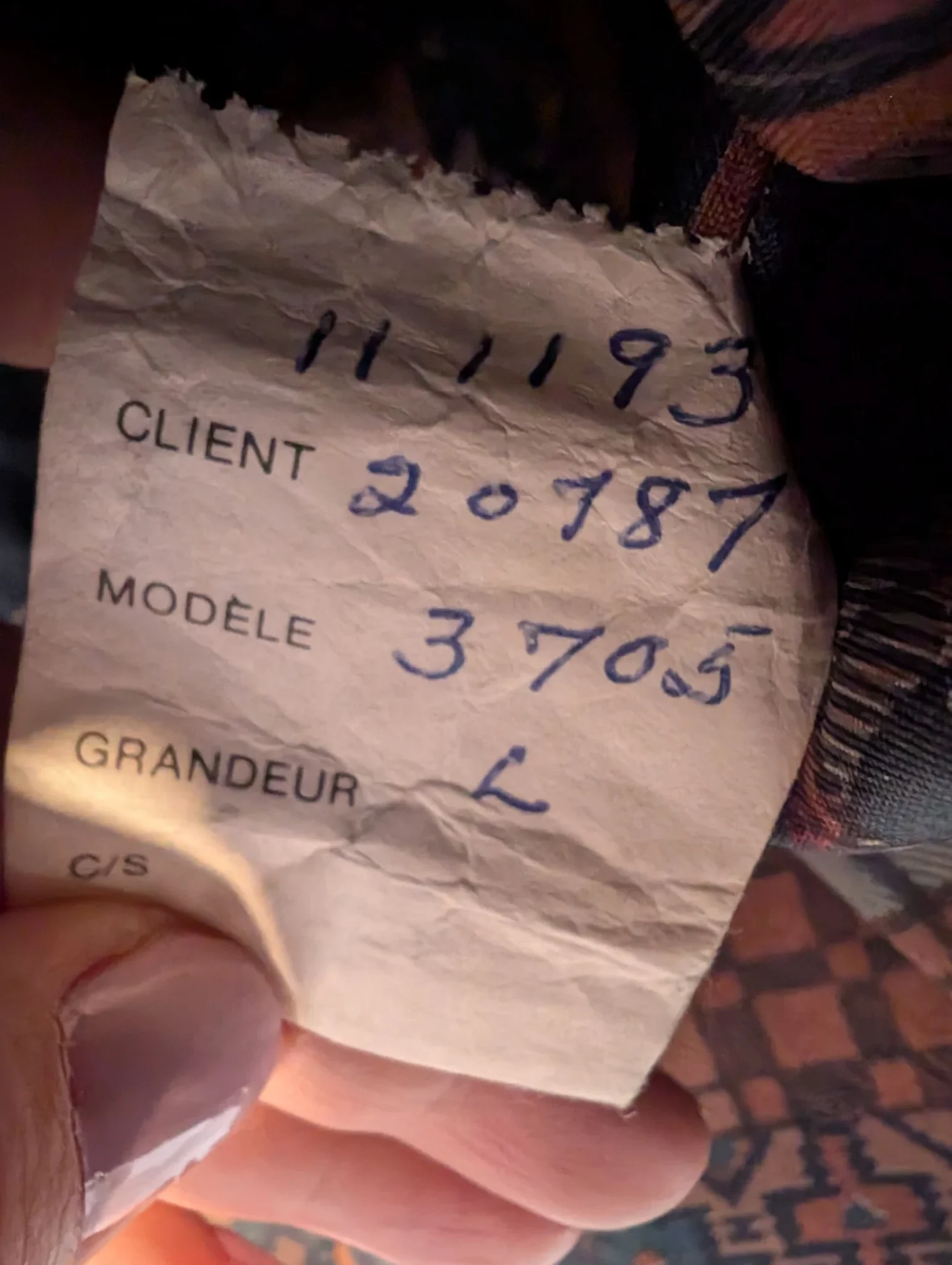 Image for Veste vintage en suède Sz L