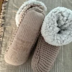 Thumbnail for Pantoufles/chaussons tricotés