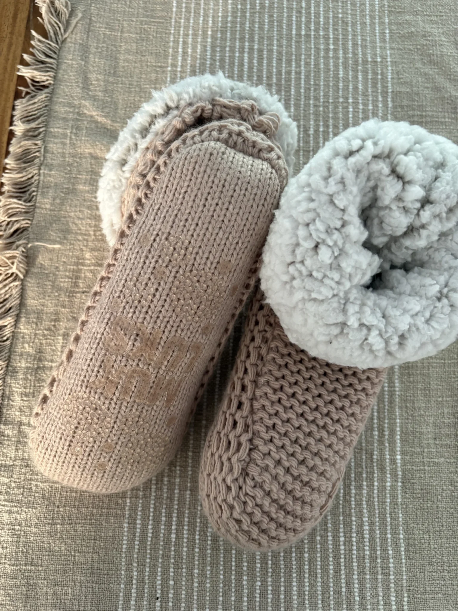 Image for Pantoufles/chaussons tricotés