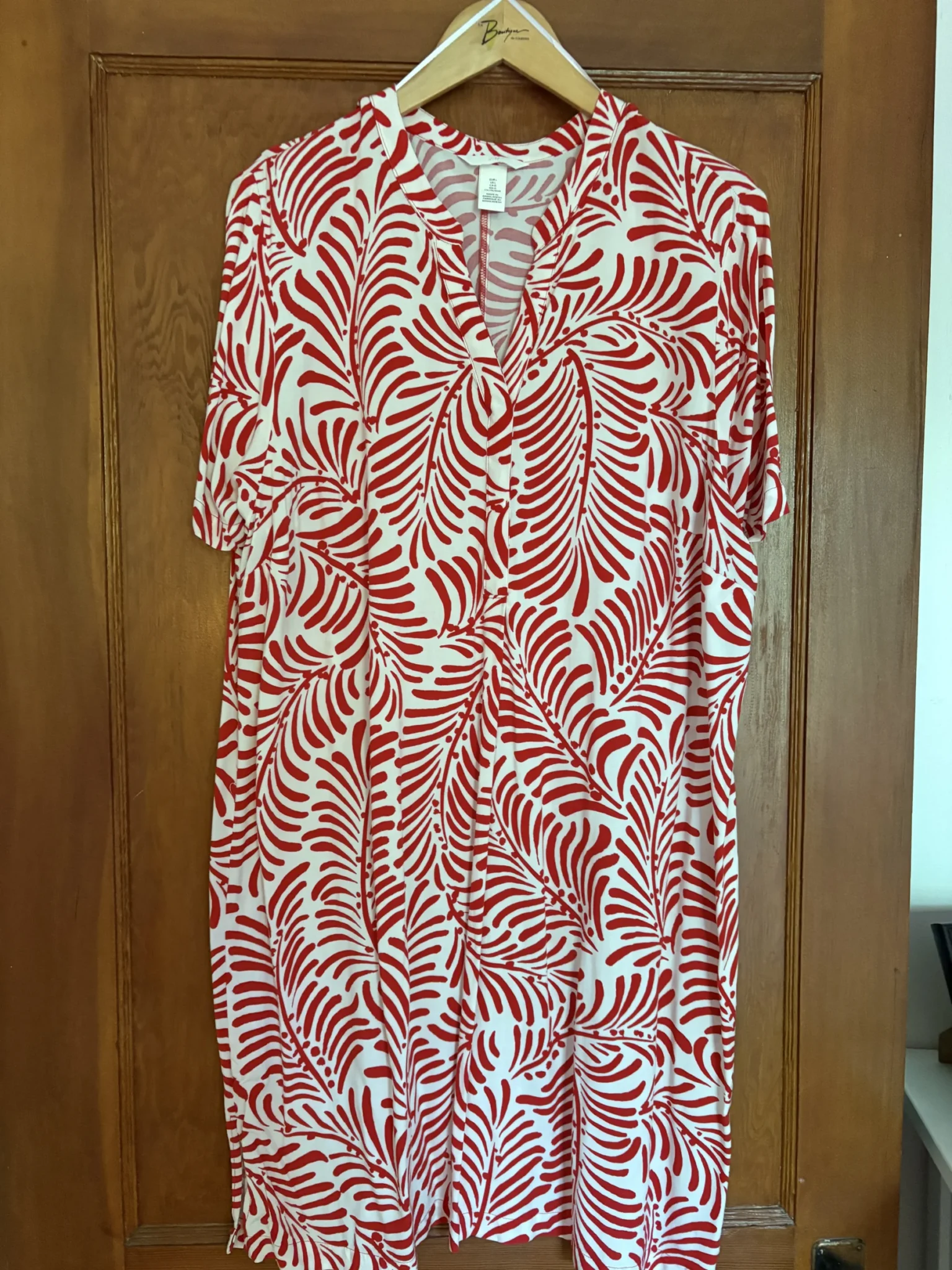 Image for Robe d’été rouge et blanche