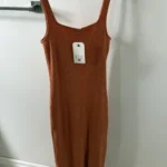 Thumbnail for Robe orange brulé femme billabong