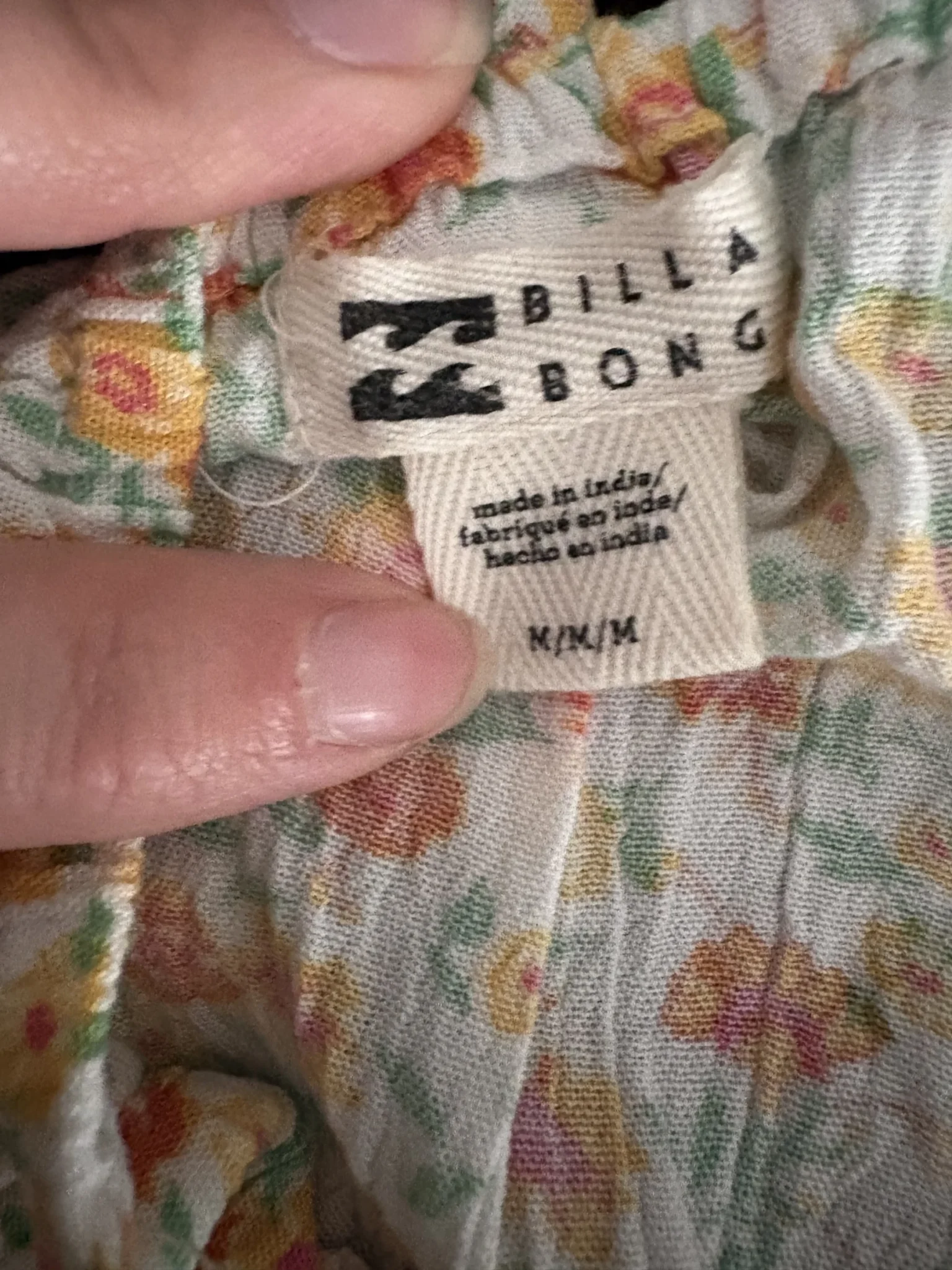Image for Robe fleurie courte femme billabong