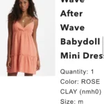 Thumbnail for Robe babydoll femme billabong