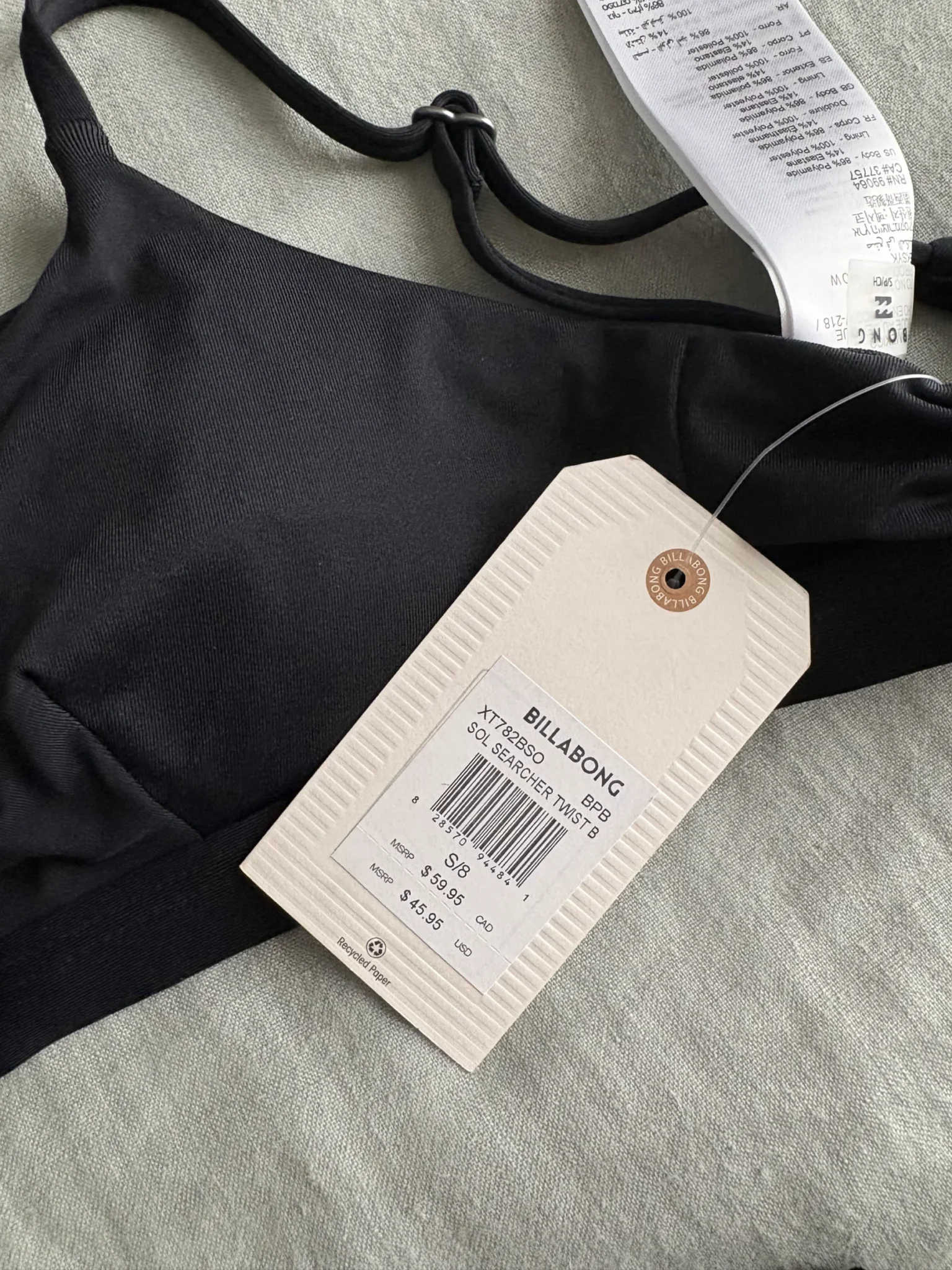 Image for Maillot de bain noir billabong pour femme