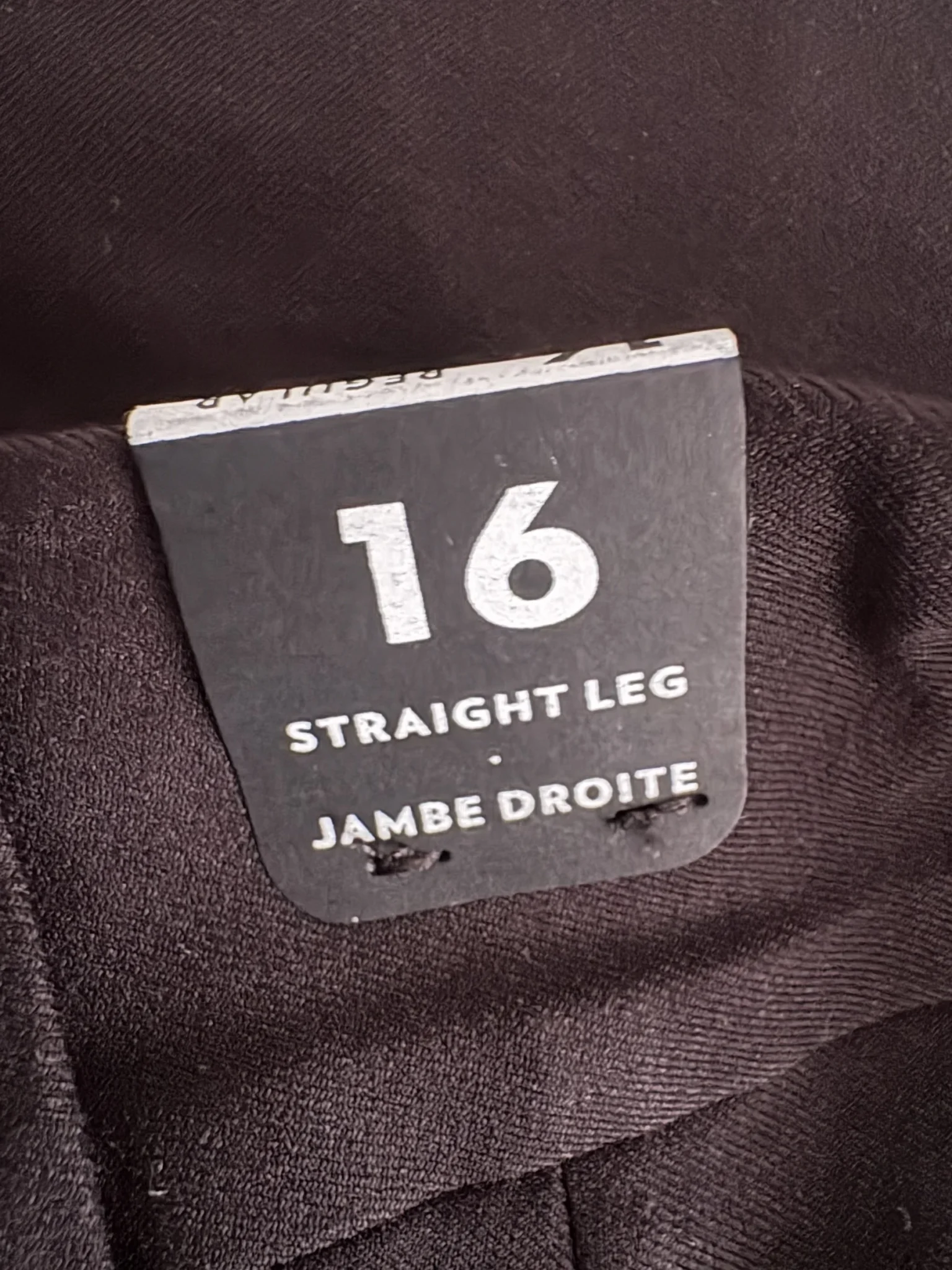 Image for Pantalon propre noir femme