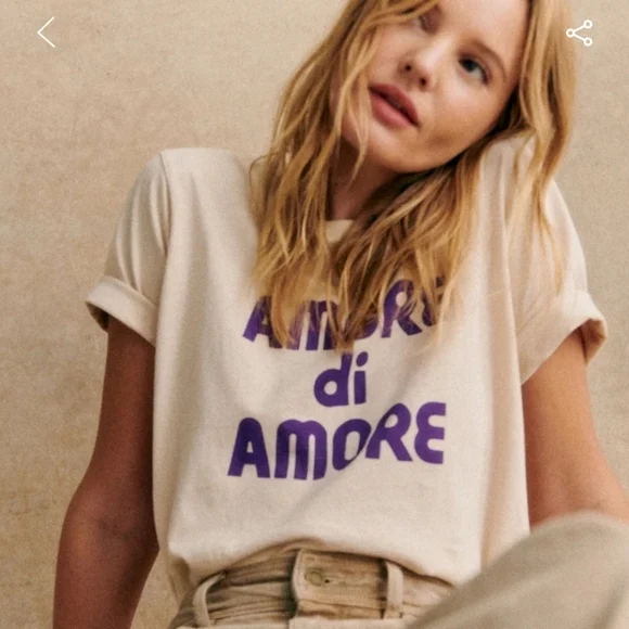 Image for Sézane - t-shirt Amore