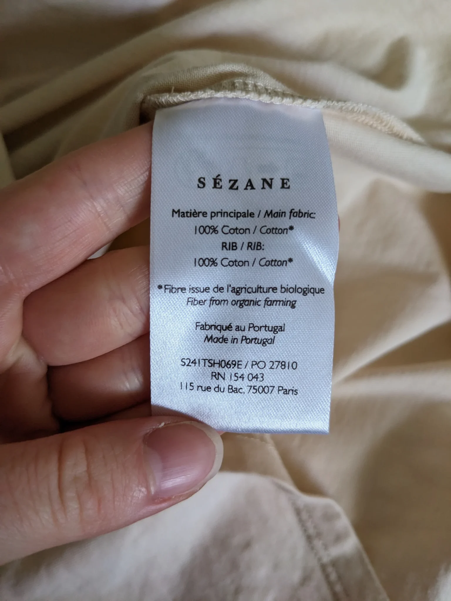 Image for Sézane - t-shirt Amore