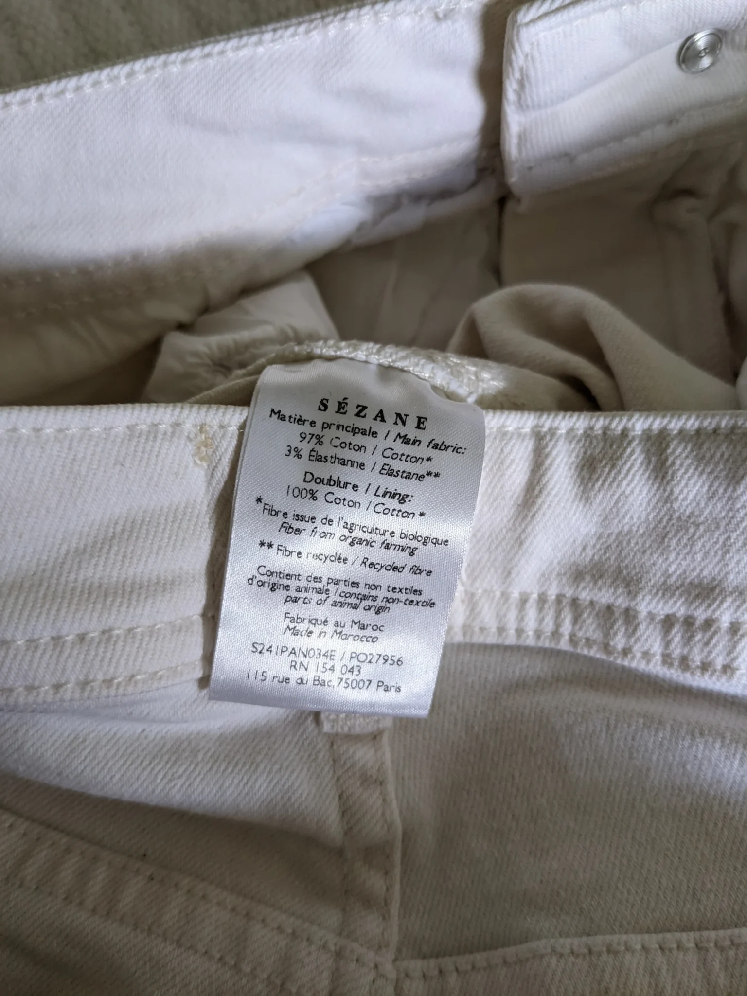 Image for Sézane - jeans slim parfait