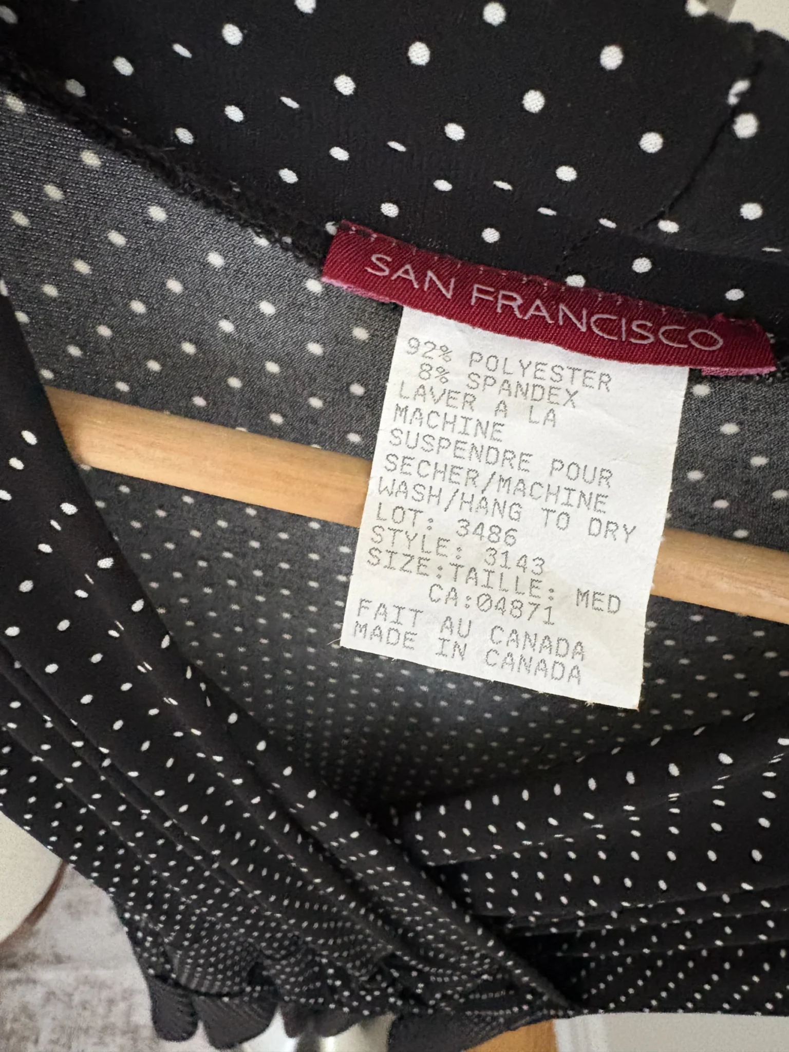 Image for Polka dot dress - made in Canada!