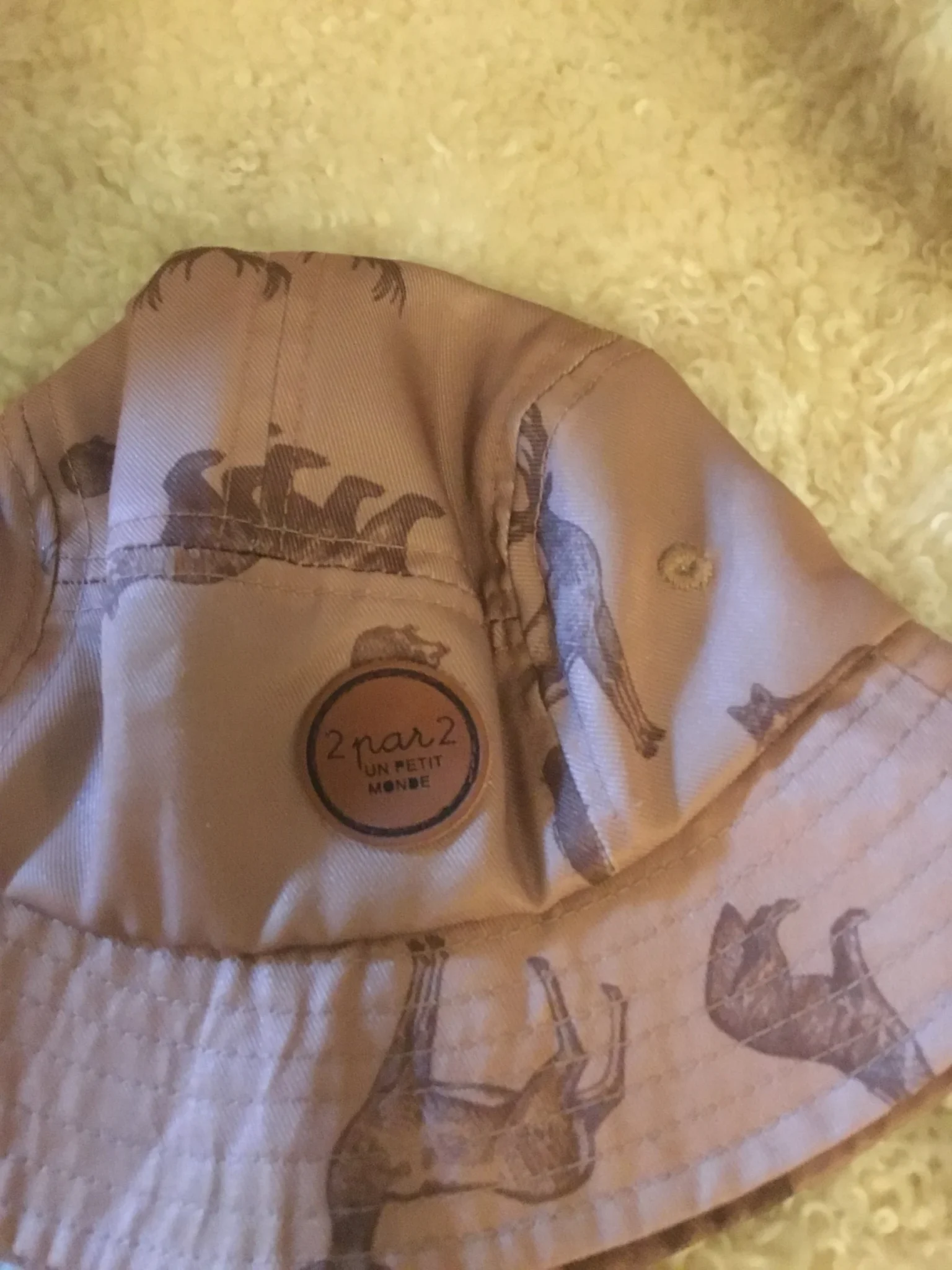 Image for Chapeau d’été avec attache, pour bébé, 6-12 mois