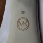 Thumbnail for Superbes Mules roses en cuir Michael Kors