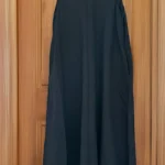 Thumbnail for Robe trapèze noire en lin United Colors of Benetton – sans manches