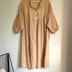 Featured thumbnail for Peach-beige button-front dress Zara