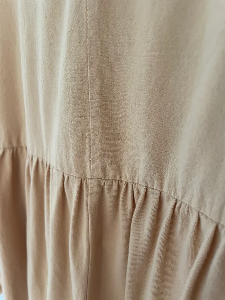 Image for Peach-beige button-front dress Zara