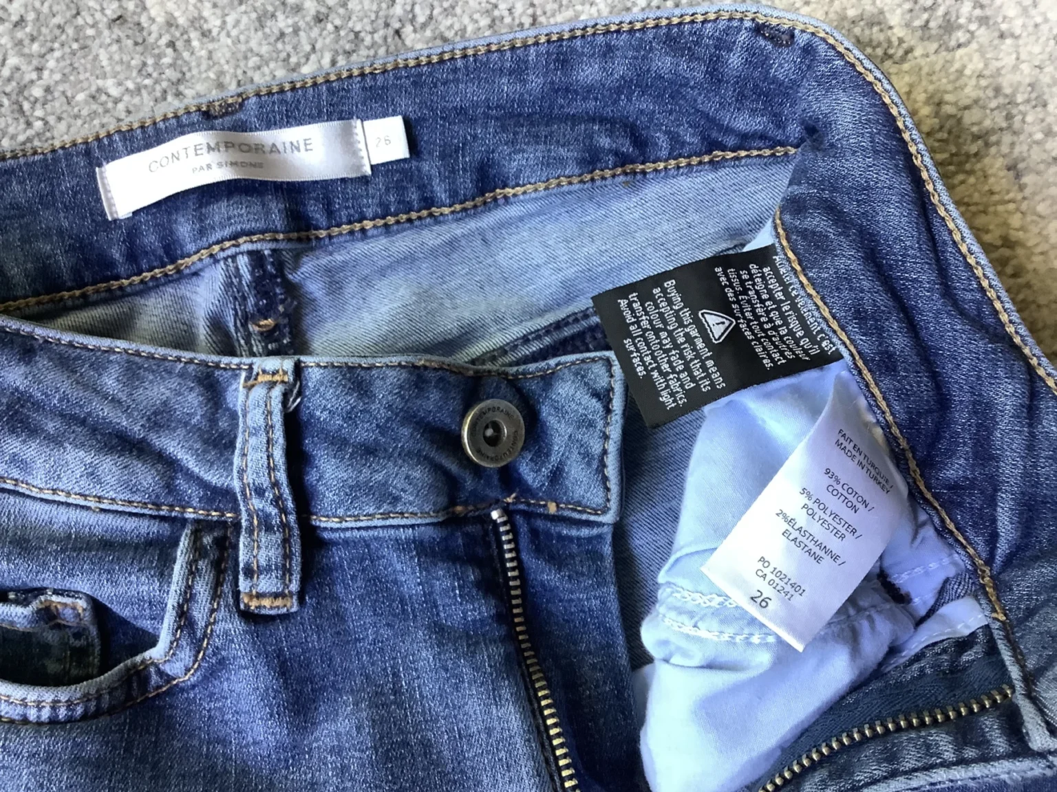 Image for Jeans pantacourt « Contemporaine ».