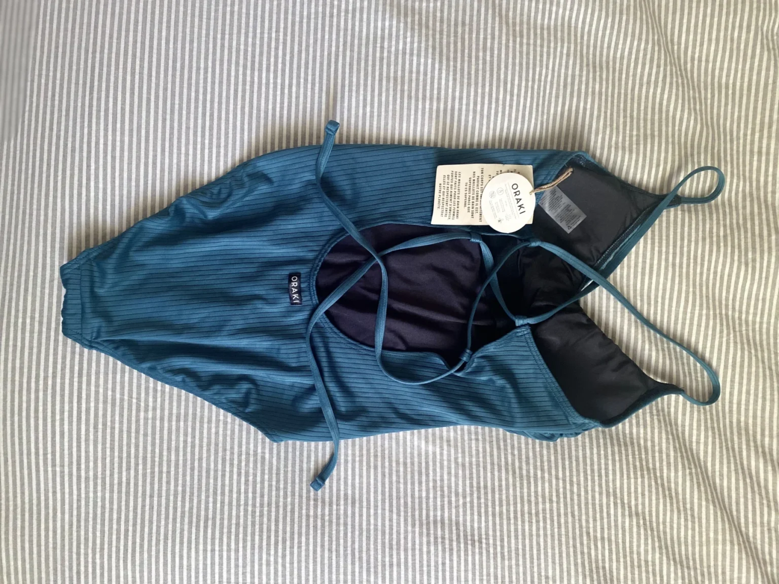 Image for Maillot sarcelle côtelé