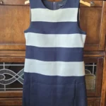 Featured thumbnail for THEORY- Magnificent navy blue and white dress
