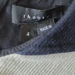 Thumbnail for THEORY- Magnificent navy blue and white dress