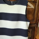 Thumbnail for THEORY- Magnificent navy blue and white dress