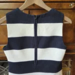Thumbnail for THEORY- Magnificent navy blue and white dress