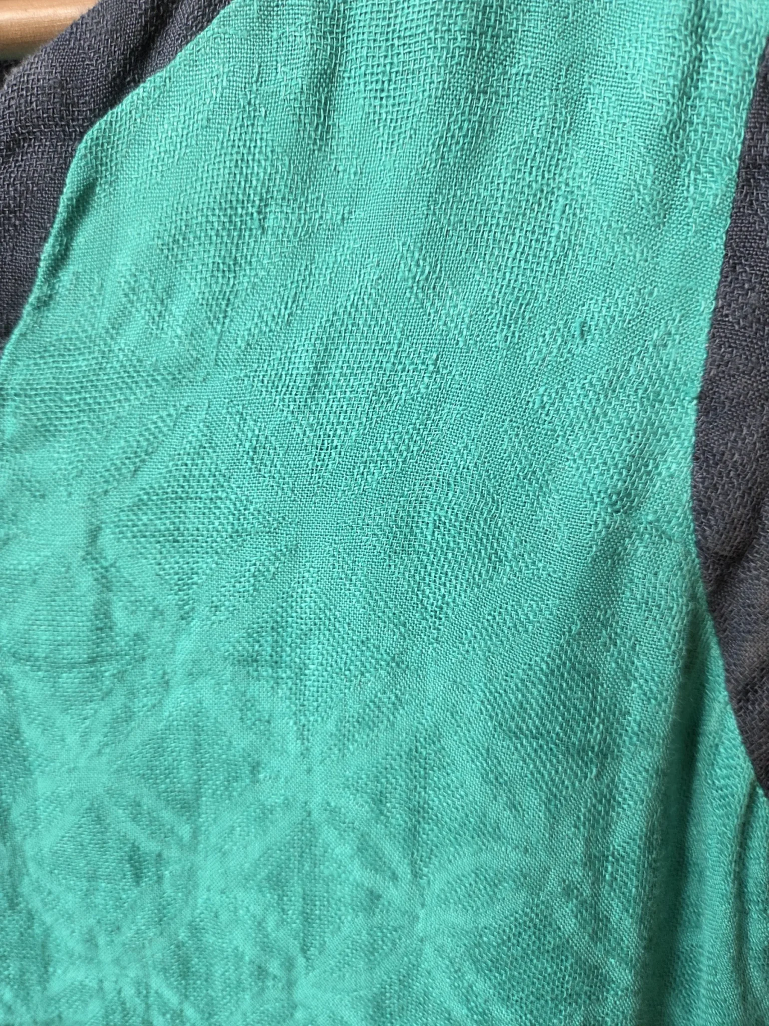 Image for Magnificent turquoise Brora 100% linen dress