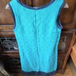 Thumbnail for Magnificent turquoise Brora 100% linen dress