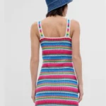 Thumbnail for 🌷Multicoloured crochet dress - GAP